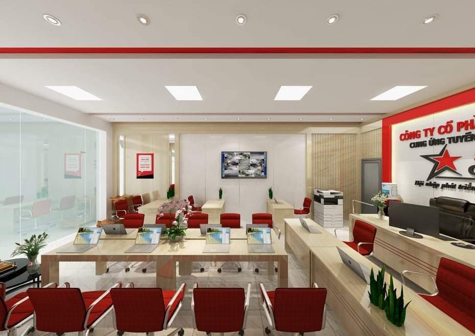 Thiết kế nội thất Văn Phòng Cty 5 Sao
